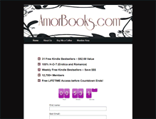 Tablet Screenshot of amorbooks.com